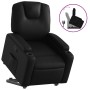 Black artificial leather liftable recliner chair by , Armchairs - Ref: Foro24-3204430, Price: 302,32 €, Discount: %