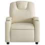 Cremefarbener elektrisch verstellbarer Massagesessel aus Kunstleder von , Sessel - Ref: Foro24-3204424, Preis: 291,59 €, Raba...