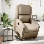 Sillón elevable eléctrico cuero artificial capuchino de , Sillones - Ref: Foro24-3204246, Precio: 355,90 €, Descuento: %