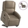 Sillón elevable eléctrico cuero artificial capuchino de , Sillones - Ref: Foro24-3204246, Precio: 355,90 €, Descuento: %