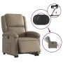 Sillón elevable eléctrico cuero artificial capuchino de , Sillones - Ref: Foro24-3204246, Precio: 355,90 €, Descuento: %