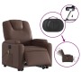 Brown synthetic leather electric lift massage chair by , Armchairs - Ref: Foro24-3204453, Price: 376,85 €, Discount: %