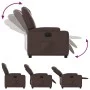 Brown Faux Leather Power Recliner by , Armchairs - Ref: Foro24-3204418, Price: 244,35 €, Discount: %