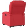 Red artificial leather lifting recliner by , Armchairs - Ref: Foro24-3204231, Price: 263,34 €, Discount: %