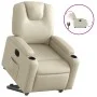 Cream Faux Leather Power Lift Recliner by , Armchairs - Ref: Foro24-3204445, Price: 339,91 €, Discount: %