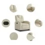 Cream Faux Leather Power Lift Recliner by , Armchairs - Ref: Foro24-3204445, Price: 339,91 €, Discount: %