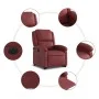 Sillón elevable eléctrico cuero artificial rojo tinto de , Sillones - Ref: Foro24-3204244, Precio: 331,12 €, Descuento: %