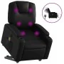 Black synthetic leather electric lifting massage chair by , Armchairs - Ref: Foro24-3204451, Price: 352,06 €, Discount: %