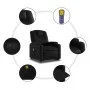 Elektrischer Massagesessel aus schwarzem Kunstleder von , Sessel - Ref: Foro24-3204451, Preis: 350,75 €, Rabatt: %