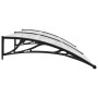 Schwarzes PC-Türvordach 200x100 cm von vidaXL, Markisen - Ref: Foro24-45627, Preis: 72,21 €, Rabatt: %