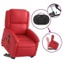 Sillón de majaje elevable eléctrico cuero artificial rojo de , Sillones - Ref: Foro24-3204252, Precio: 343,93 €, Descuento: %