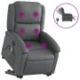 Sillón de masaje elevable eléctrico cuero sintético gris de , Sillones - Ref: Foro24-3204250, Precio: 336,63 €, Descuento: %