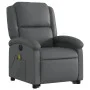 Sillón de masaje elevable eléctrico cuero sintético gris de , Sillones - Ref: Foro24-3204250, Precio: 336,63 €, Descuento: %