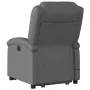 Sillón de masaje elevable eléctrico cuero sintético gris de , Sillones - Ref: Foro24-3204250, Precio: 336,63 €, Descuento: %