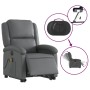 Sillón de masaje elevable eléctrico cuero sintético gris de , Sillones - Ref: Foro24-3204250, Precio: 317,30 €