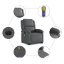 Sillón de masaje elevable eléctrico cuero sintético gris de , Sillones - Ref: Foro24-3204250, Precio: 317,30 €
