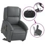 Sillón de masaje elevable eléctrico cuero sintético gris de , Sillones - Ref: Foro24-3204250, Precio: 336,63 €, Descuento: %
