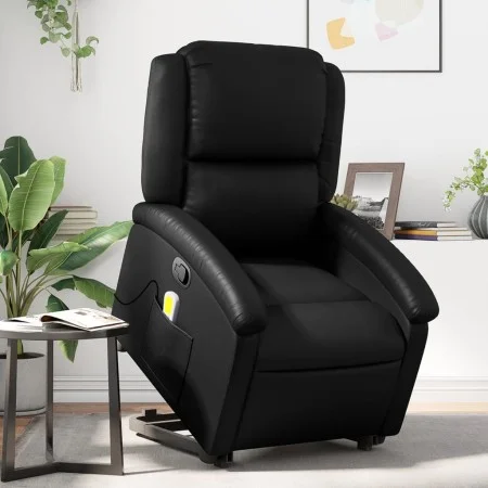 Schwarzer Fußmassagesessel aus Kunstleder von , Sessel - Ref: Foro24-3204233, Preis: 296,38 €, Rabatt: %