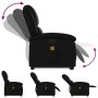 Black Artificial Leather Foot Massage Recliner by , Armchairs - Ref: Foro24-3204233, Price: 282,20 €, Discount: %