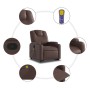 Brown Faux Leather Foot Massage Recliner by , Armchairs - Ref: Foro24-3204439, Price: 336,03 €, Discount: %