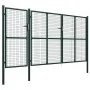 Grünes Gartentor aus Stahl 400x150 cm von vidaXL, Gartentore - Ref: Foro24-144313, Preis: 597,41 €, Rabatt: %