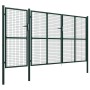 Grünes Gartentor aus Stahl 400x150 cm von vidaXL, Gartentore - Ref: Foro24-144313, Preis: 611,99 €, Rabatt: %
