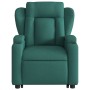 Dark Green Fabric Reclining Foot Massage Chair by , Armchairs - Ref: Foro24-3204500, Price: 284,82 €, Discount: %
