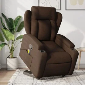 Fußliege-Massagesessel aus braunem Stoff von , Sessel - Ref: Foro24-3204498, Preis: 324,82 €, Rabatt: %
