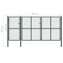 Grünes Gartentor aus Stahl 400x150 cm von vidaXL, Gartentore - Ref: Foro24-144313, Preis: 611,99 €, Rabatt: %