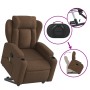 Fußliege-Massagesessel aus braunem Stoff von , Sessel - Ref: Foro24-3204498, Preis: 304,42 €, Rabatt: %