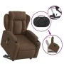 Silla de masaje reclinable de pie de tela marrón de , Sillones - Ref: Foro24-3204498, Precio: 327,06 €, Descuento: %