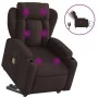 Elektrischer, verstellbarer Massagesessel aus dunkelbraunem Stoff von , Sessel - Ref: Foro24-3204523, Preis: 393,48 €, Rabatt: %
