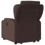 Elektrischer, verstellbarer Massagesessel aus dunkelbraunem Stoff von , Sessel - Ref: Foro24-3204523, Preis: 393,48 €, Rabatt: %