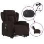 Elektrischer, verstellbarer Massagesessel aus dunkelbraunem Stoff von , Sessel - Ref: Foro24-3204523, Preis: 393,48 €, Rabatt: %
