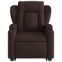 Sillón masaje eléctrico reclinable elevable tela marrón oscuro de , Sillones - Ref: Foro24-3204523, Precio: 336,67 €, Descuen...