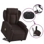 Elektrischer, verstellbarer Massagesessel aus dunkelbraunem Stoff von , Sessel - Ref: Foro24-3204523, Preis: 393,48 €, Rabatt: %