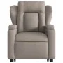 Electric lifting recliner chair in taupe gray fabric by , Armchairs - Ref: Foro24-3204514, Price: 375,08 €, Discount: %