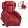Red artificial leather lifting recliner by , Armchairs - Ref: Foro24-3204549, Price: 325,48 €, Discount: %
