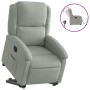 Light Gray Velvet Electric Liftable Recliner Chair by , Armchairs - Ref: Foro24-3204322, Price: 316,81 €, Discount: %