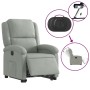 Light Gray Velvet Electric Liftable Recliner Chair by , Armchairs - Ref: Foro24-3204322, Price: 316,81 €, Discount: %