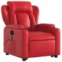Red Artificial Leather Foot Massage Recliner by , Armchairs - Ref: Foro24-3204556, Price: 338,32 €, Discount: %