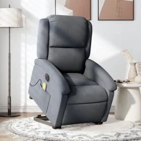 Sillón de masaje reclinable elevable terciopelo gris oscuro de , Sillones - Ref: Foro24-3204334, Precio: 384,15 €, Descuento: %