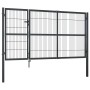 Gartenzauntor mit anthrazitfarbenen Stahlpfosten 350x140 cm von vidaXL, Gartentore - Ref: Foro24-144401, Preis: 460,28 €, Rab...