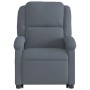 Dark gray velvet liftable reclining massage chair by , Armchairs - Ref: Foro24-3204334, Price: 351,73 €, Discount: %