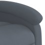 Dark gray velvet liftable reclining massage chair by , Armchairs - Ref: Foro24-3204334, Price: 351,73 €, Discount: %