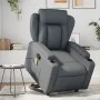 Sillón reclinable de masaje de pie cuero artificial gris de , Sillones - Ref: Foro24-3204554, Precio: 336,10 €, Descuento: %