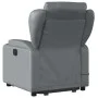 Sillón reclinable de masaje de pie cuero artificial gris de , Sillones - Ref: Foro24-3204554, Precio: 336,10 €, Descuento: %