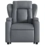 Sillón reclinable de masaje de pie cuero artificial gris de , Sillones - Ref: Foro24-3204554, Precio: 336,10 €, Descuento: %