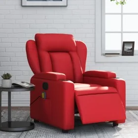 Red Artificial Leather Electric Recliner Massage Chair by , Armchairs - Ref: Foro24-3204542, Price: 300,41 €, Discount: %