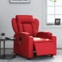 Sillón de masaje reclinable eléctrico de cuero artificial rojo de , Sillones - Ref: Foro24-3204542, Precio: 301,42 €, Descuen...